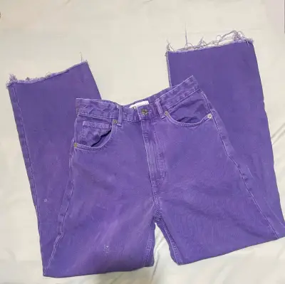 Jeans morados Zara 💜 - miniatura 1