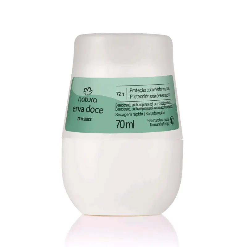Desodorante Roll-On Natura Erva Doce 70ml - 1