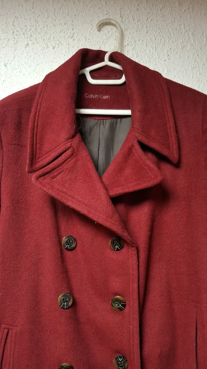 Abrigo rojo Calvin Klein para mujer - 3