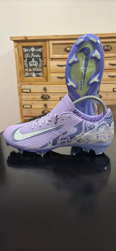 Zapatillas de fútbol Nike Air Zoom lilas - miniatura 1