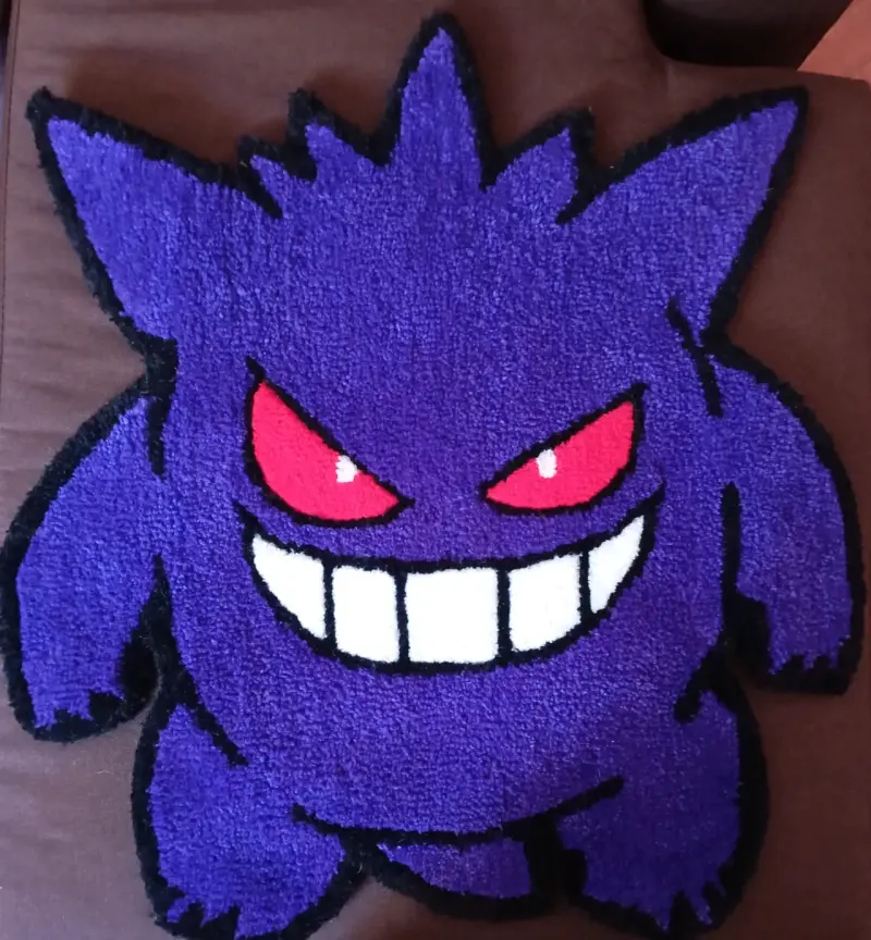 Alfombra Tufting Pokémon Gengar - 1