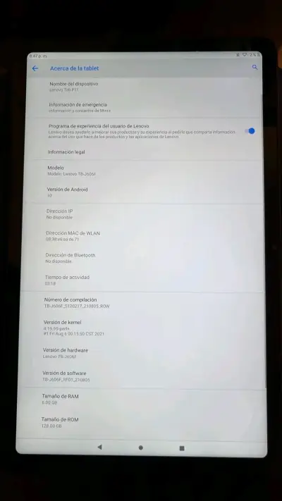 Tablet Lenovo Tab M10 con funda protectora - miniatura 5