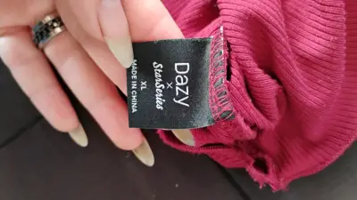 Polera manga larga color fucsia Dazy - miniatura 2