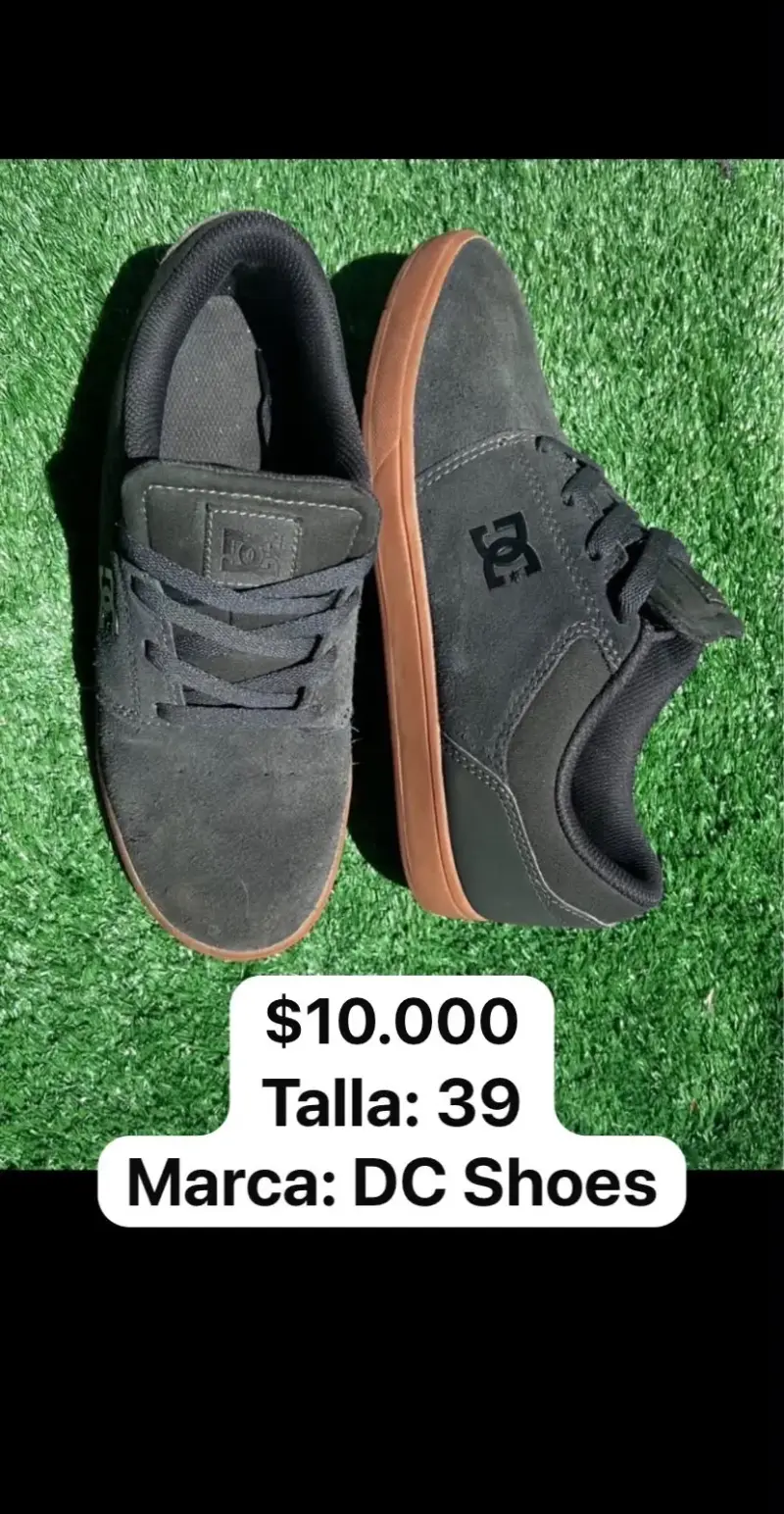 Zapatillas DC Shoes negras talla 39 - 1