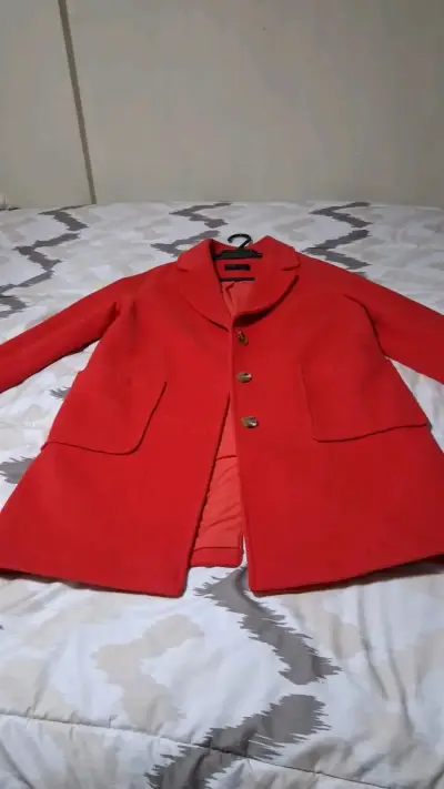 Abrigo naranjo M&S Collection para mujer - miniatura 2