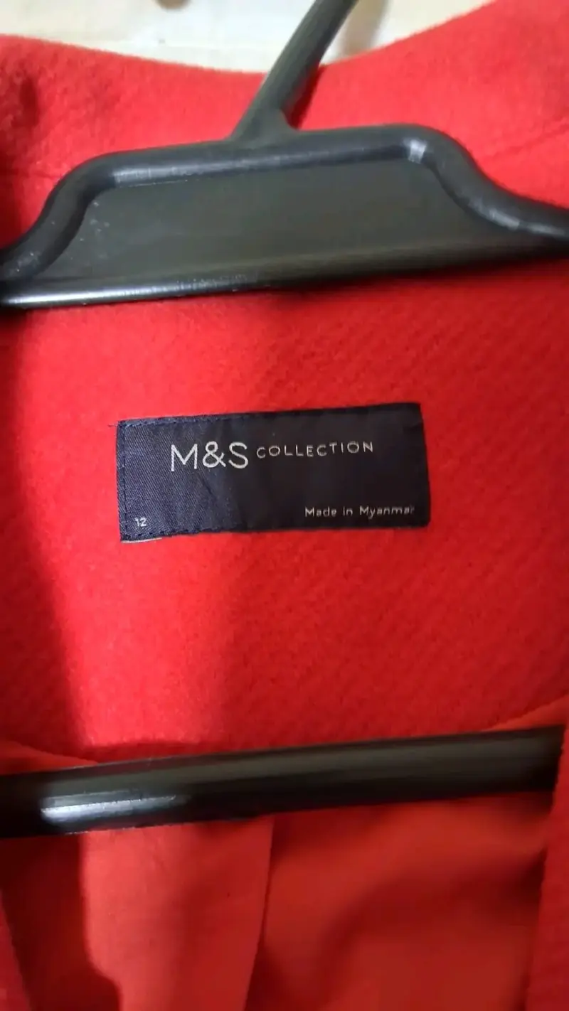 Abrigo naranjo M&S Collection para mujer - 4