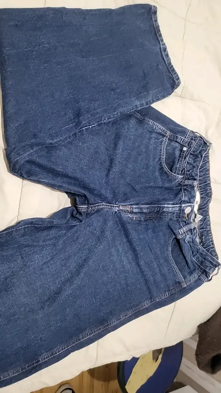 Jeans de mezclilla azul