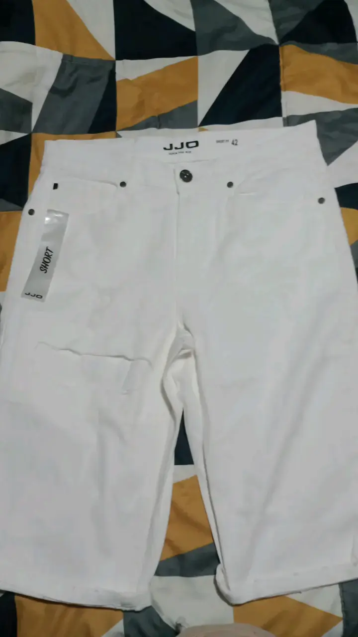 Shorts blancos JJO para hombre talla 42