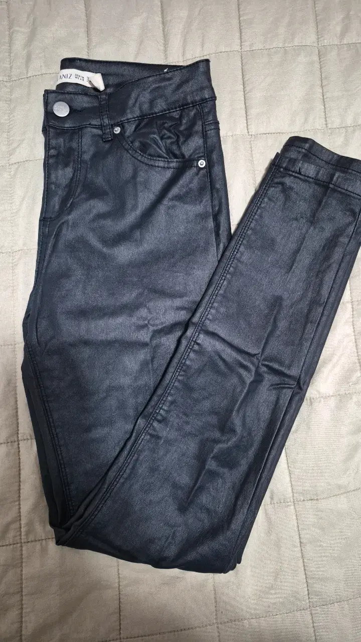 Jeans Skinny Alaniz Talla 38 Negro - 1