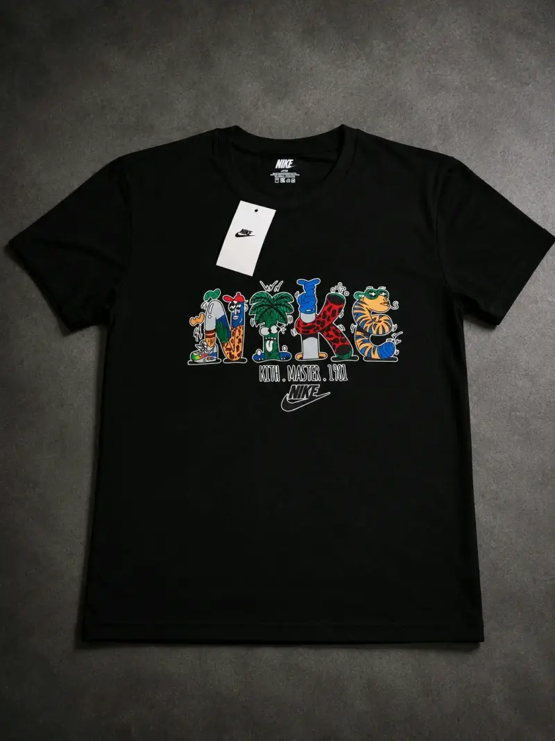 Polera Negra Nike Kith Master