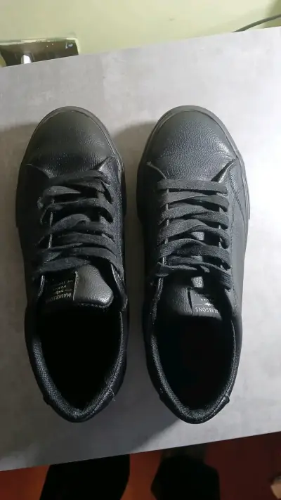Zapatillas negras de cuero Maui & Sons - miniatura 3