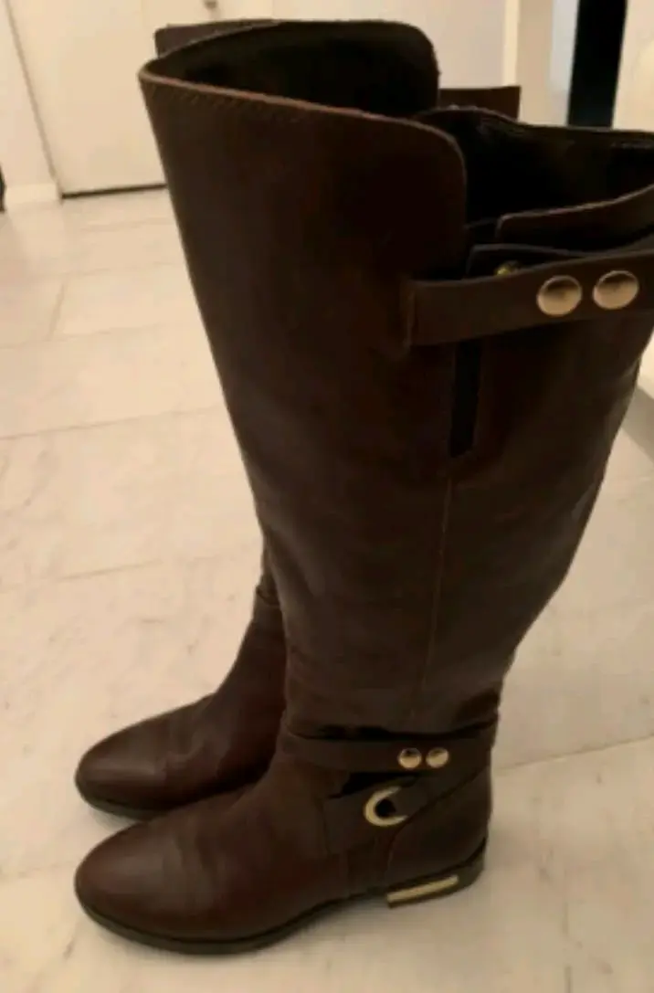 Botas de cuero para mujer Vince Camuto