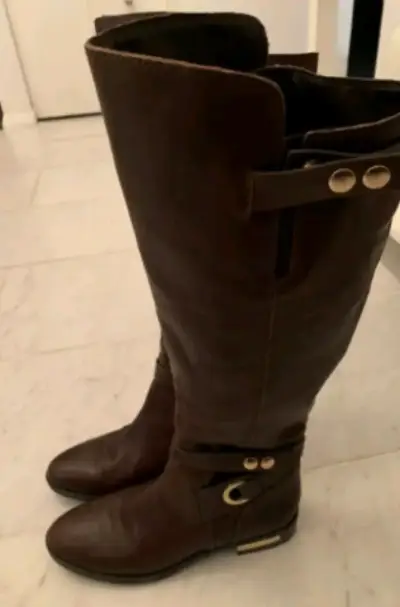 Botas de cuero para mujer Vince Camuto - miniatura 1