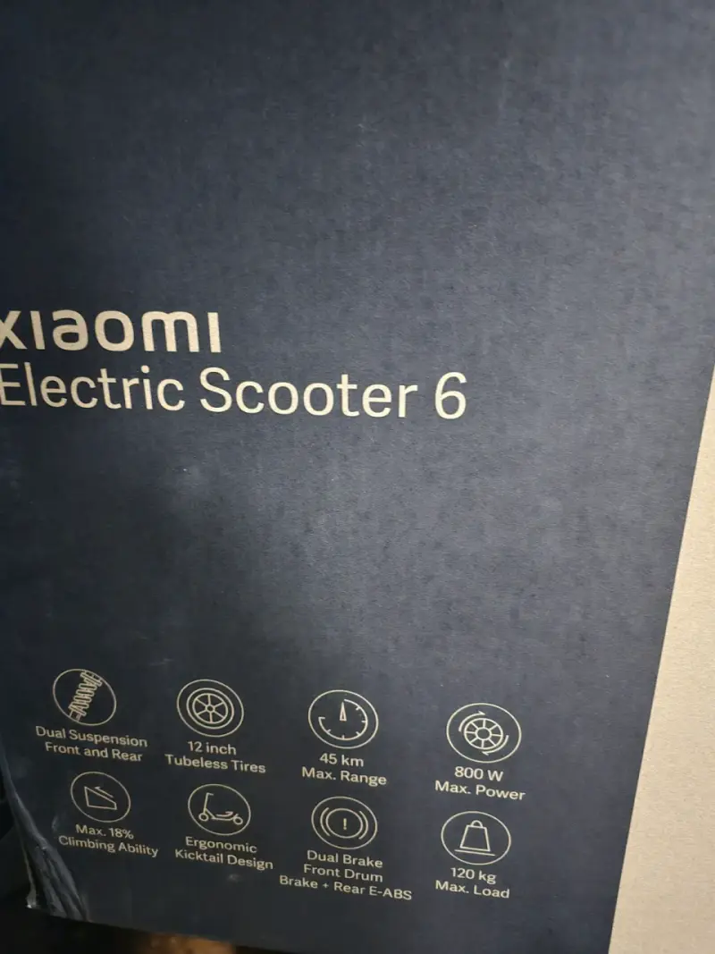 Scooter eléctrico Xiaomi 6 plegable en buen estado - 6