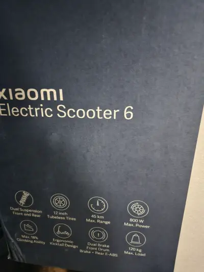 Scooter eléctrico Xiaomi 6 plegable en buen estado - miniatura 6