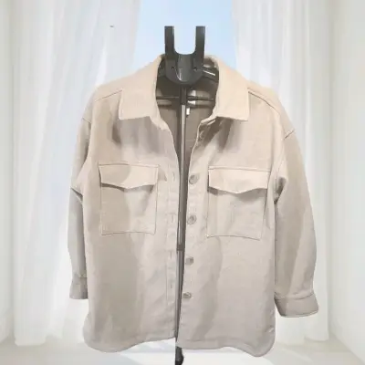 Chaqueta beige para mujer - miniatura 1