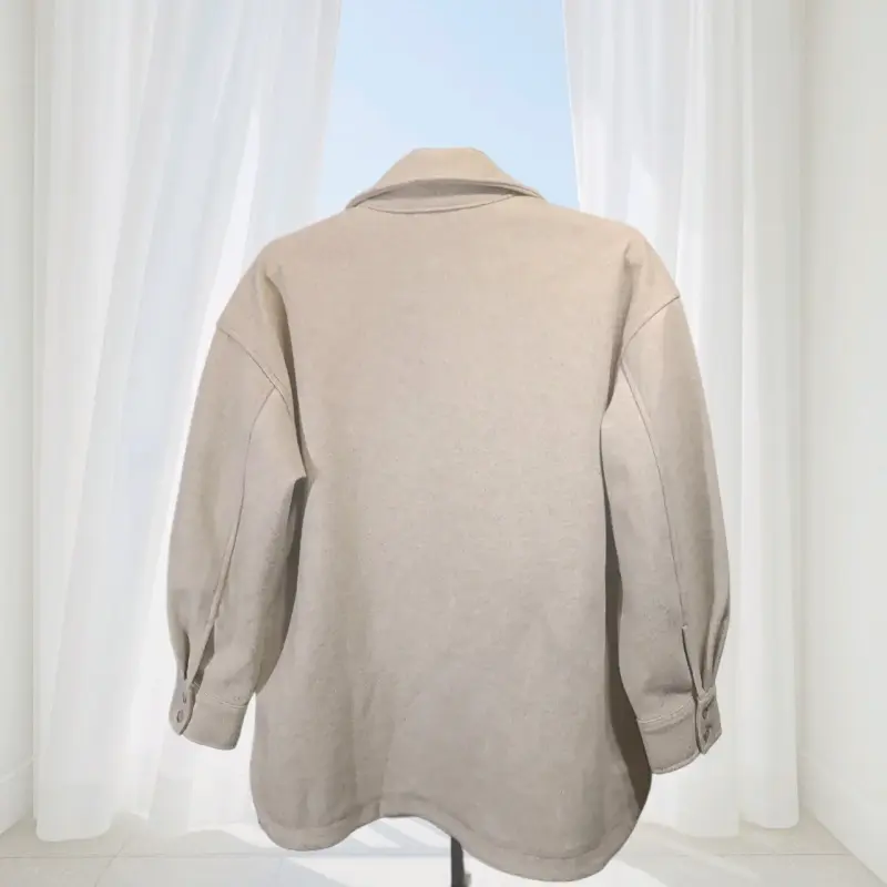 Chaqueta beige para mujer - 3