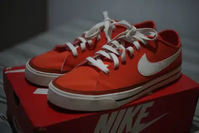 Zapatillas Nike court legacy naranjas - miniatura 4
