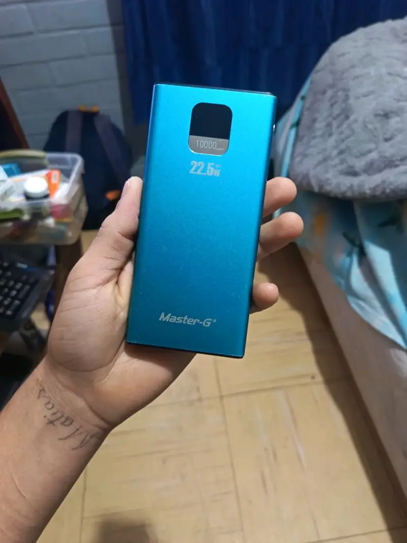 Power Bank Master-G 10000mAh 22.5W Azul - 4