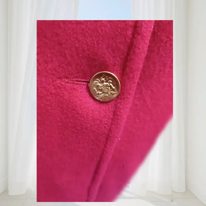 Blazer rojo elegante para mujer vintage - 5