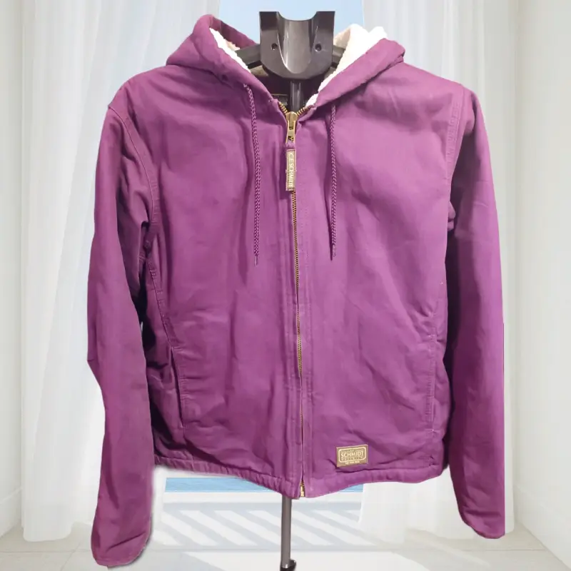 Chaqueta Morada con Capucha Schmidt - 4