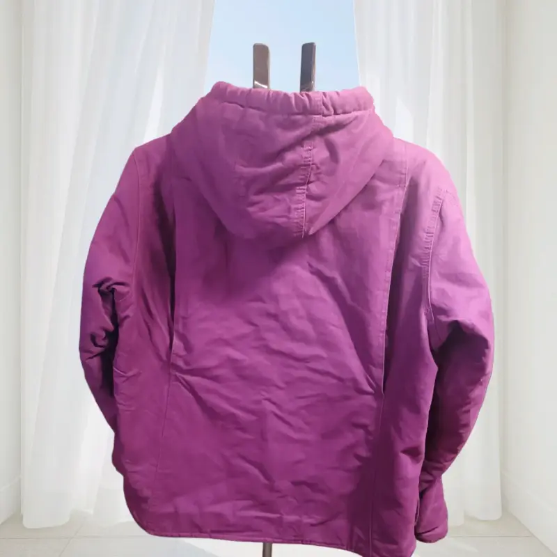 Chaqueta Morada con Capucha Schmidt - 5