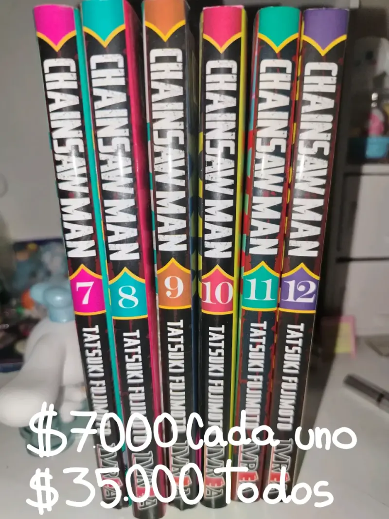 Colección de mangas Chainsaw Man volúmenes 1-12 - 1