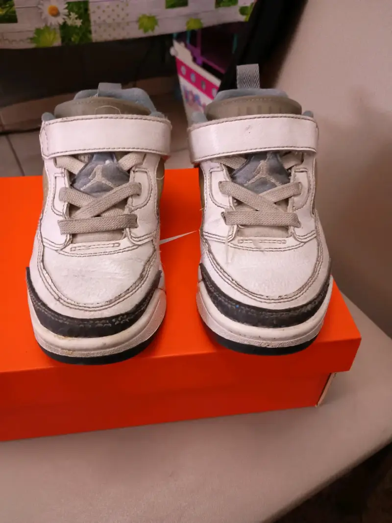 Zapatillas deportivas Nike para niños en blanco y rosa - 6