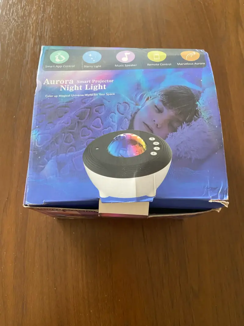 Proyector de Luz Nocturna Aurora con Altavoz - 3