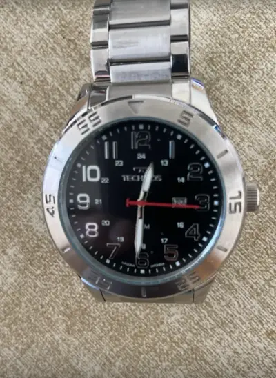 Reloj Technos de acero inoxidable con caja - miniatura 1