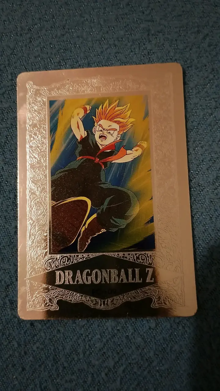 Tarjeta coleccionable Dragon Ball Z edición especial