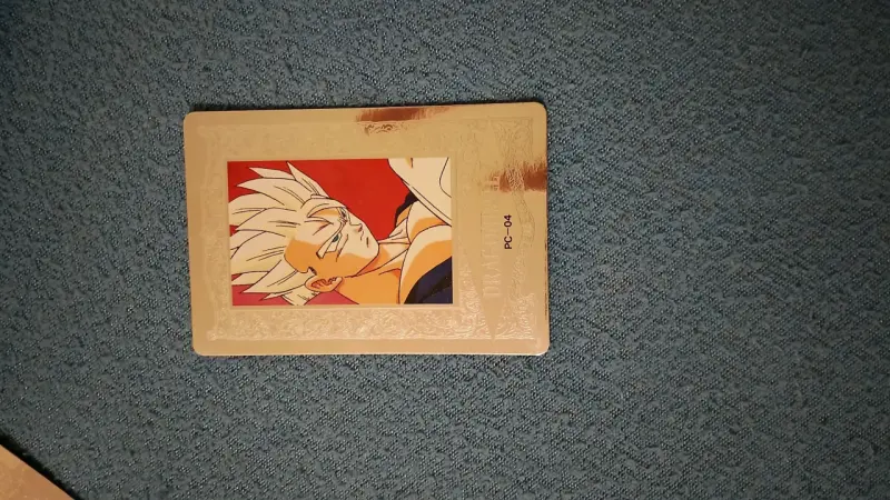 Tarjeta coleccionable Dragon Ball Z edición especial