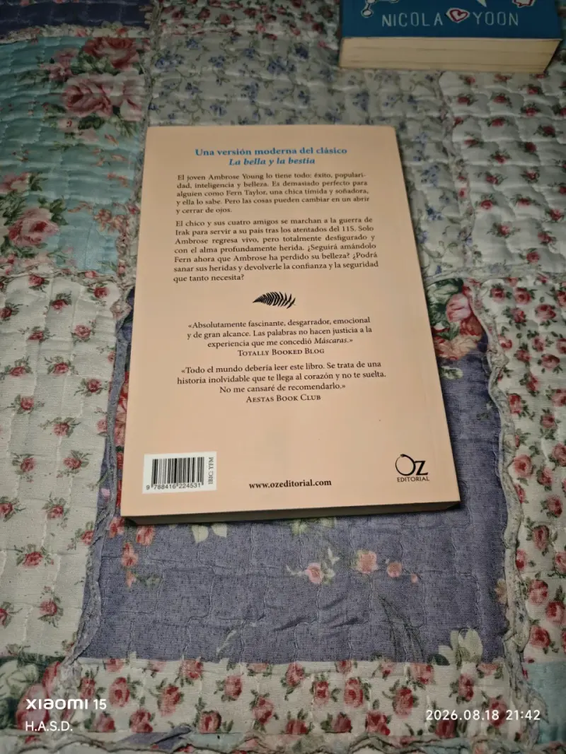 Libro Máscaras de Amy Harmon - 2