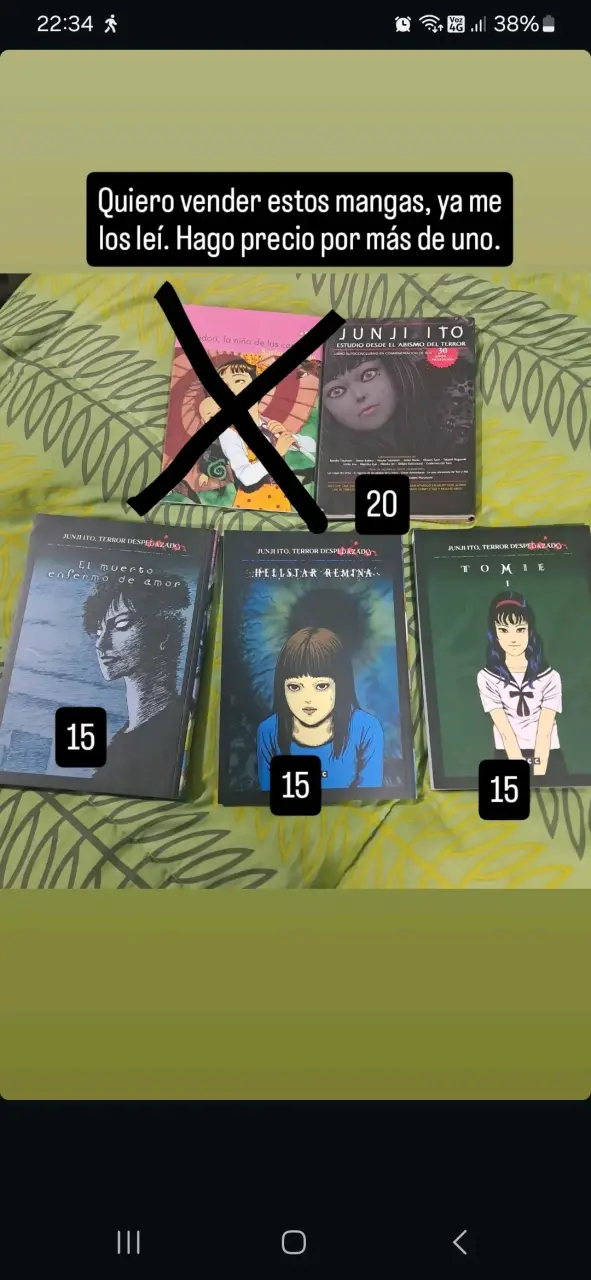 Colección de mangas de terror de Junji Ito