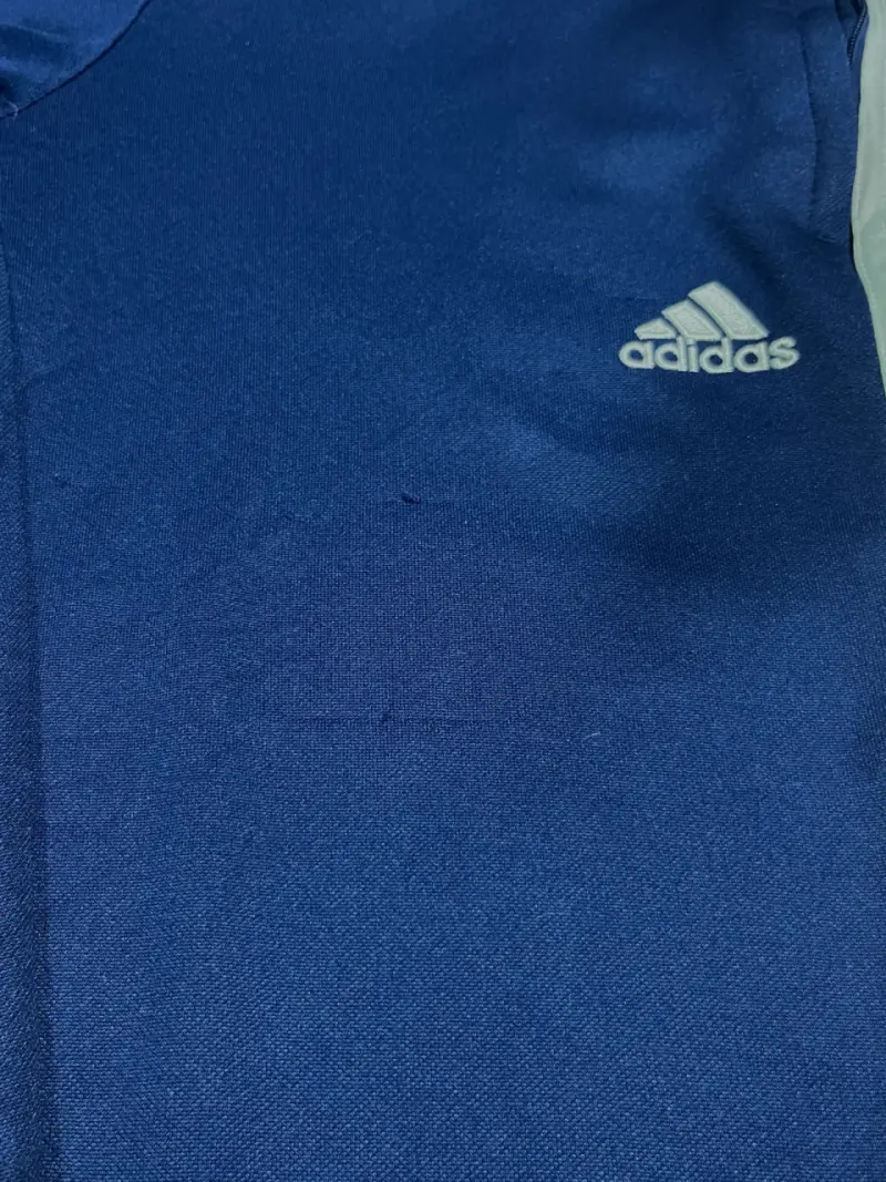 Pantalones deportivos azul Adidas con franjas - 5