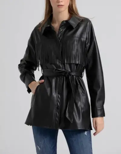 Chaqueta ecocuero nueva - miniatura 1