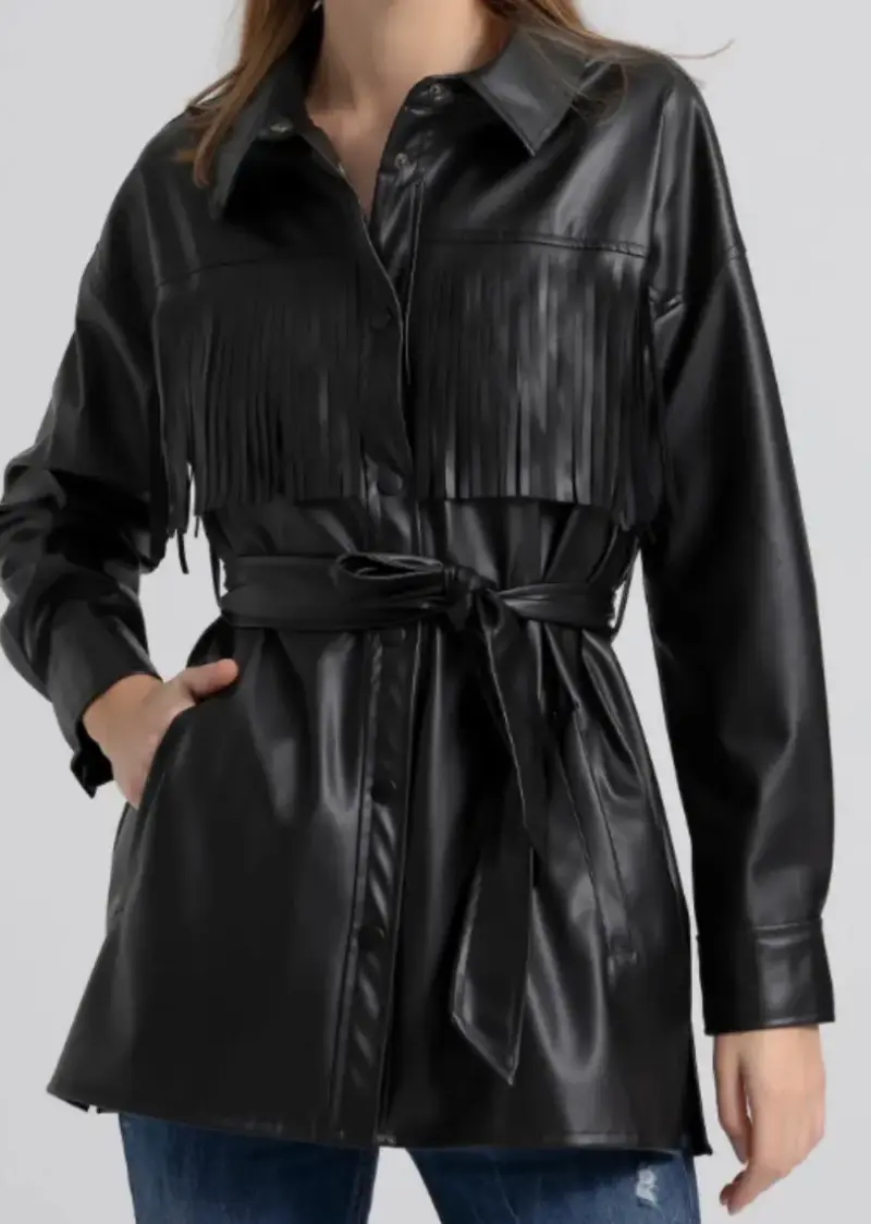 Chaqueta ecocuero nueva - 3