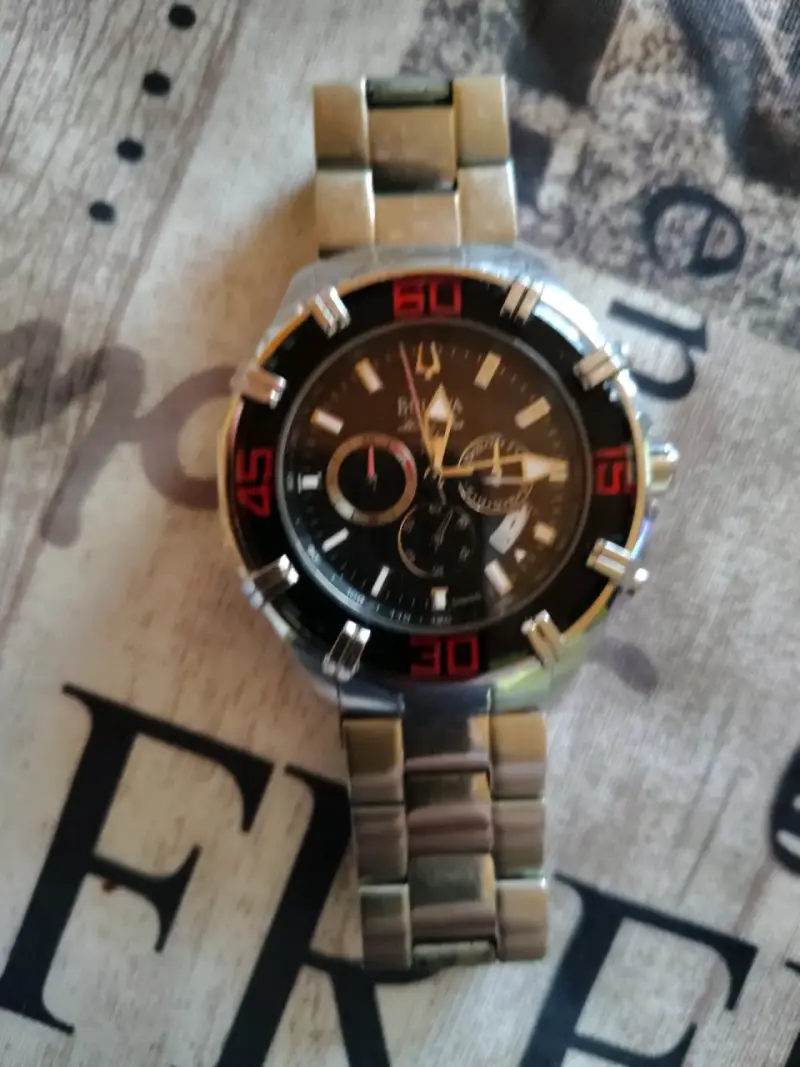 Reloj Bulova de acero inoxidable con cronógrafo - 4