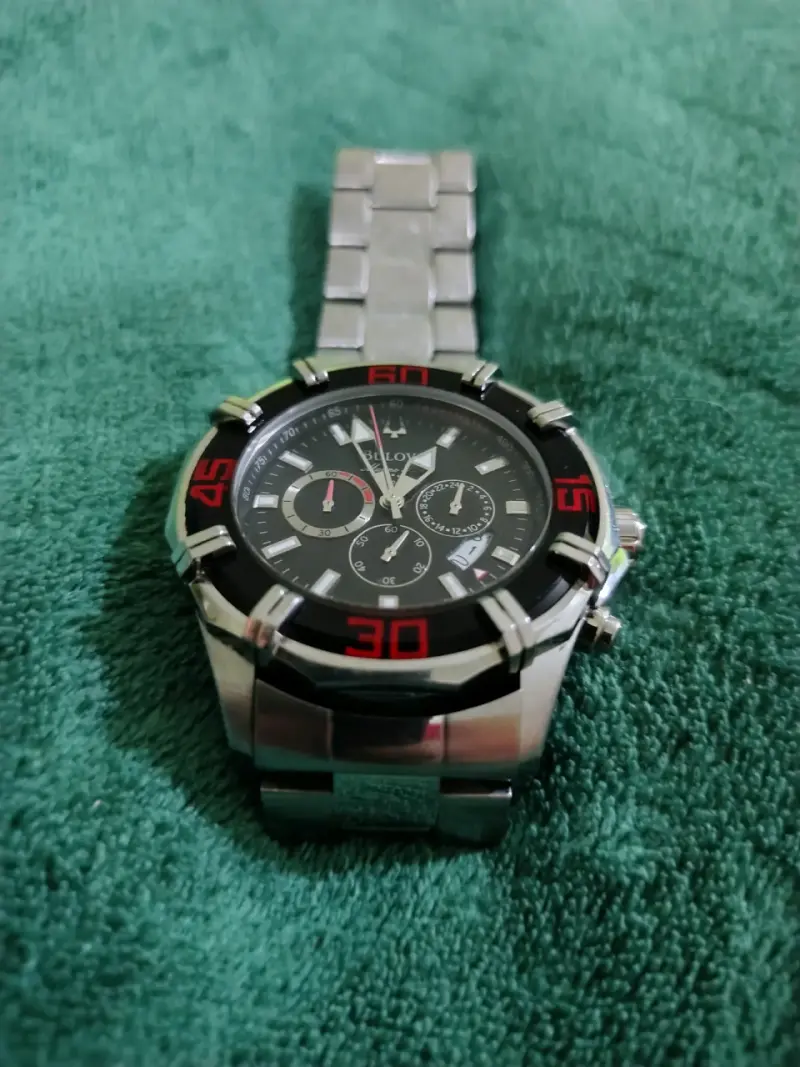 Reloj Bulova de acero inoxidable con cronógrafo - 5