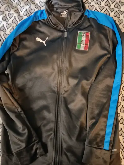 Chaqueta deportiva Puma Azzurri negra - miniatura 1