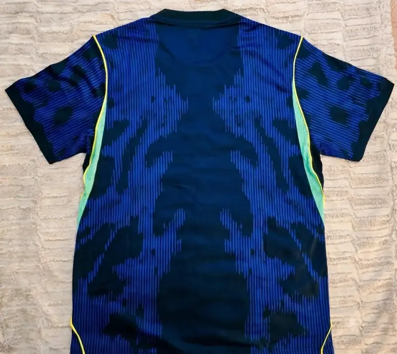 Camiseta de fútbol Brasil azul Jordan - 2