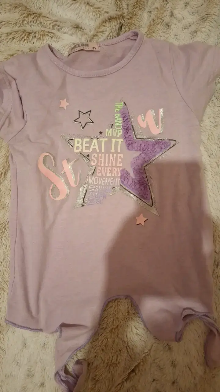 Set de 3 poleras infantiles Frozen y estampados - 3