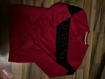 Polerón rojo Armani Exchange para hombre - miniatura 1