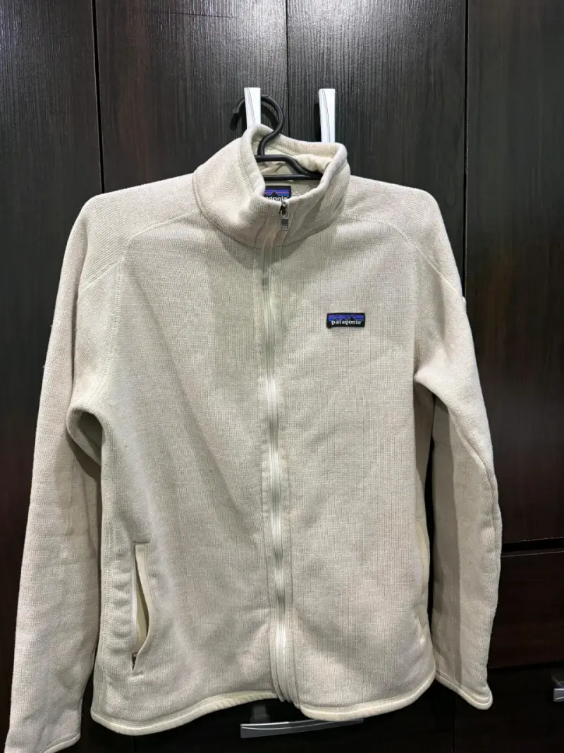 Chaqueta polar beige Patagonia para mujer M - 1