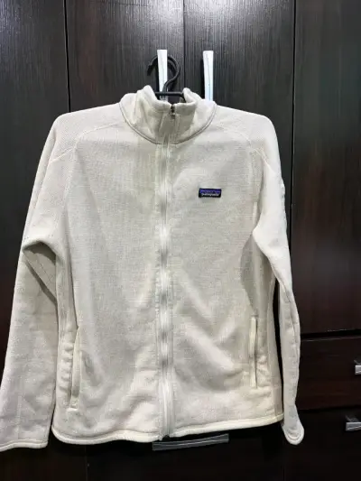 Chaqueta polar beige Patagonia para mujer M - miniatura 2
