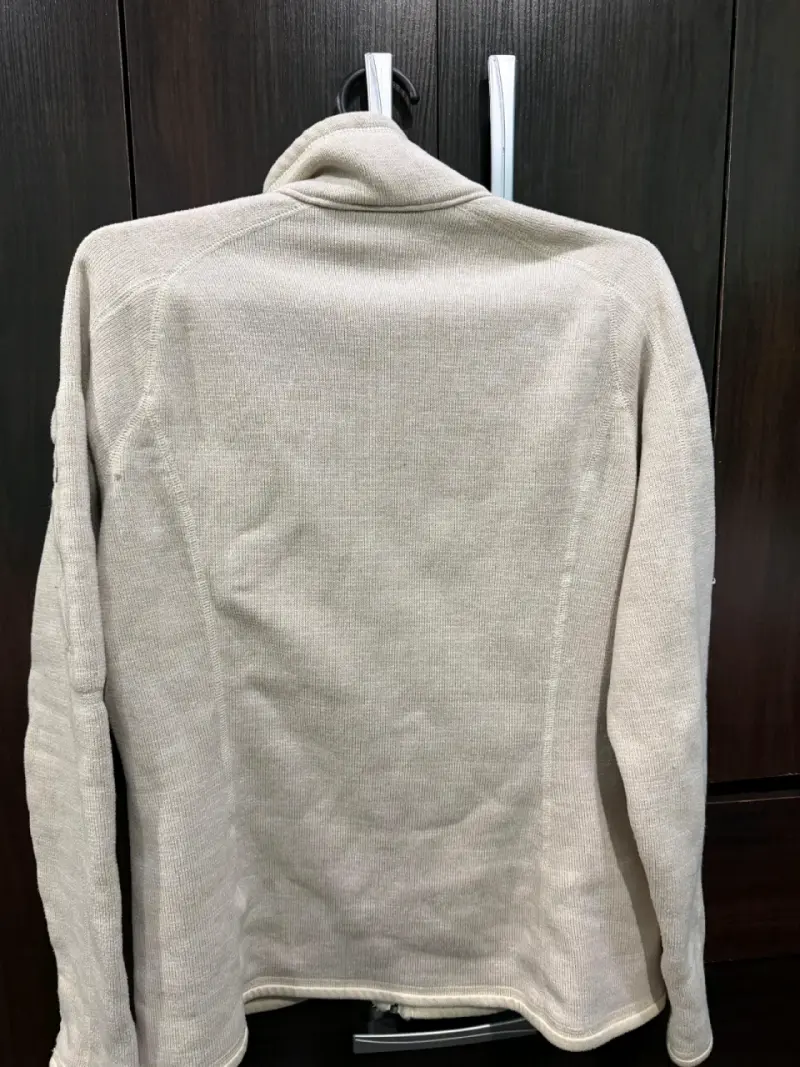 Chaqueta polar beige Patagonia para mujer M - 3