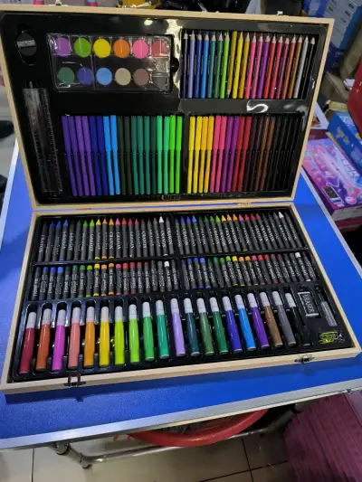 Set de Arte Completo con Lápices y Pinturas - miniatura 1