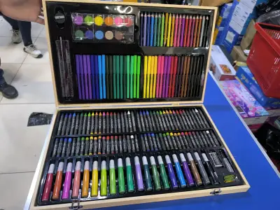 Set de Arte Completo con Lápices y Pinturas - miniatura 2