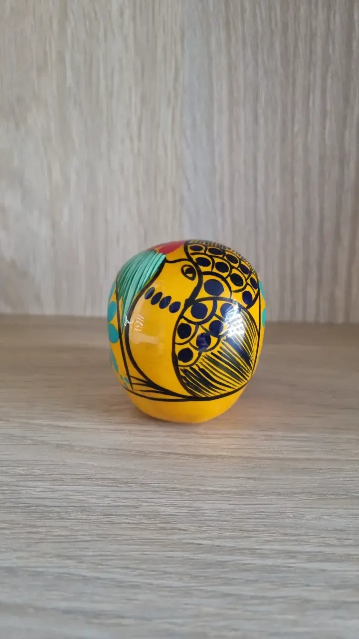 Calavera de cerámica pintada a mano - 4