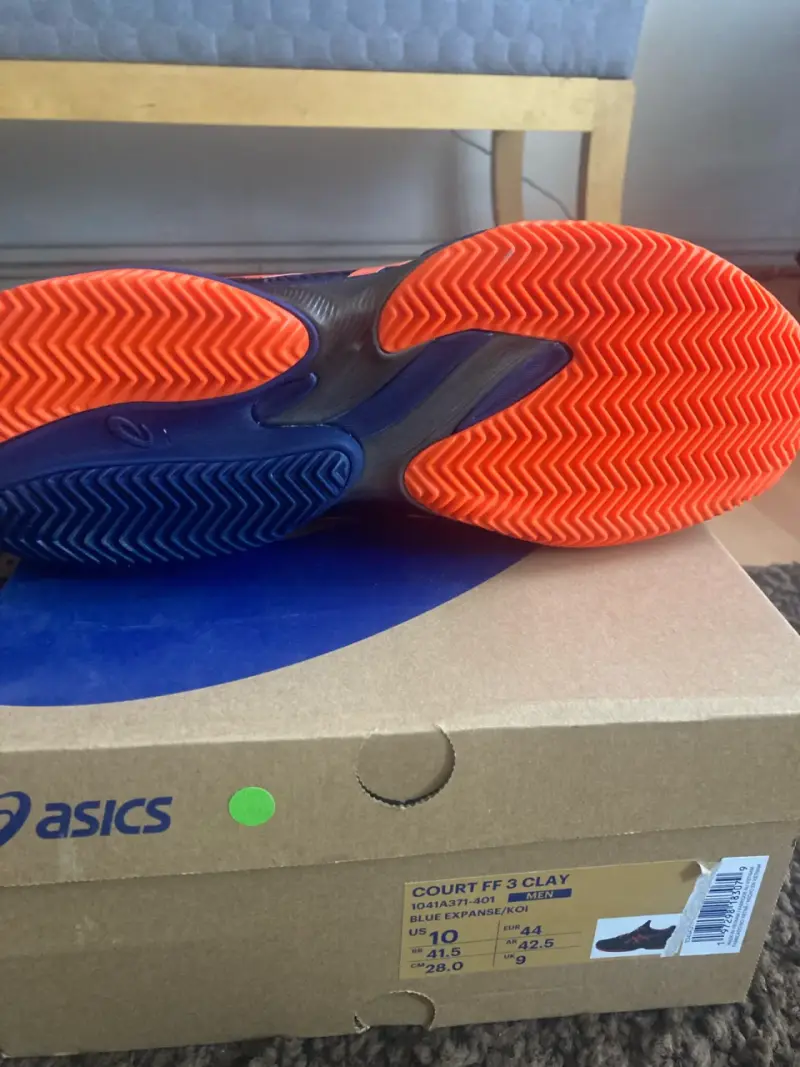 Zapatillas Asics Court FF 3 Clay Hombre Azul/Naranja - 2